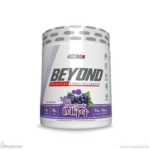 EHP Labs BEYOND BCAA + EAA | GRAPE CANDY LOLLIPOP | 60 SERVES