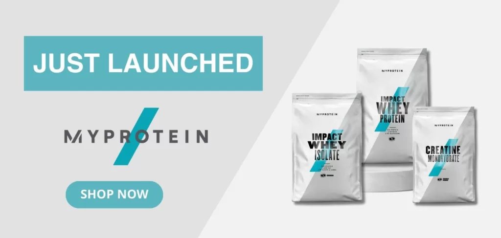 Myprotein Launch banner